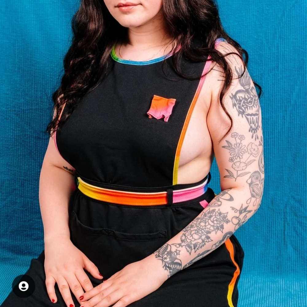 Big Bud Press Rainbow Apron Dress